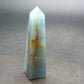 Nice Lemurian Aquatine Blue Calcite Obelisk Pyramid From Argentina - 1.9" - 15.28 Grams