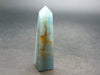 Nice Lemurian Aquatine Blue Calcite Obelisk Pyramid From Argentina - 1.9" - 15.28 Grams