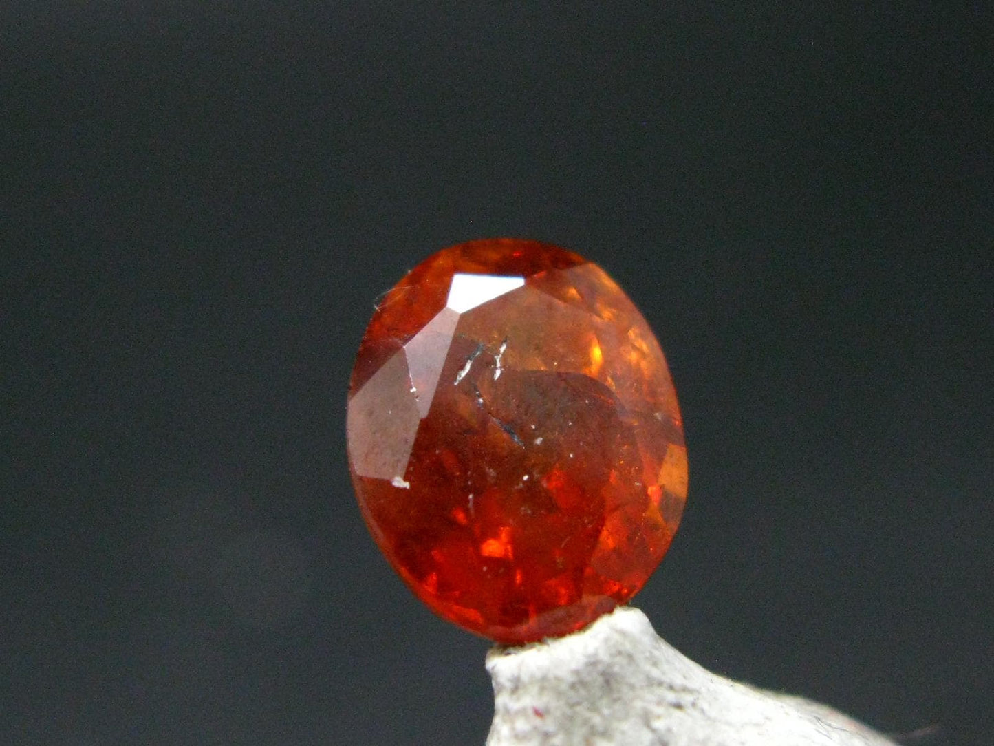 Hessonite Garnet Gem Cut Stone From Sri Lanka - 3.04 Carats