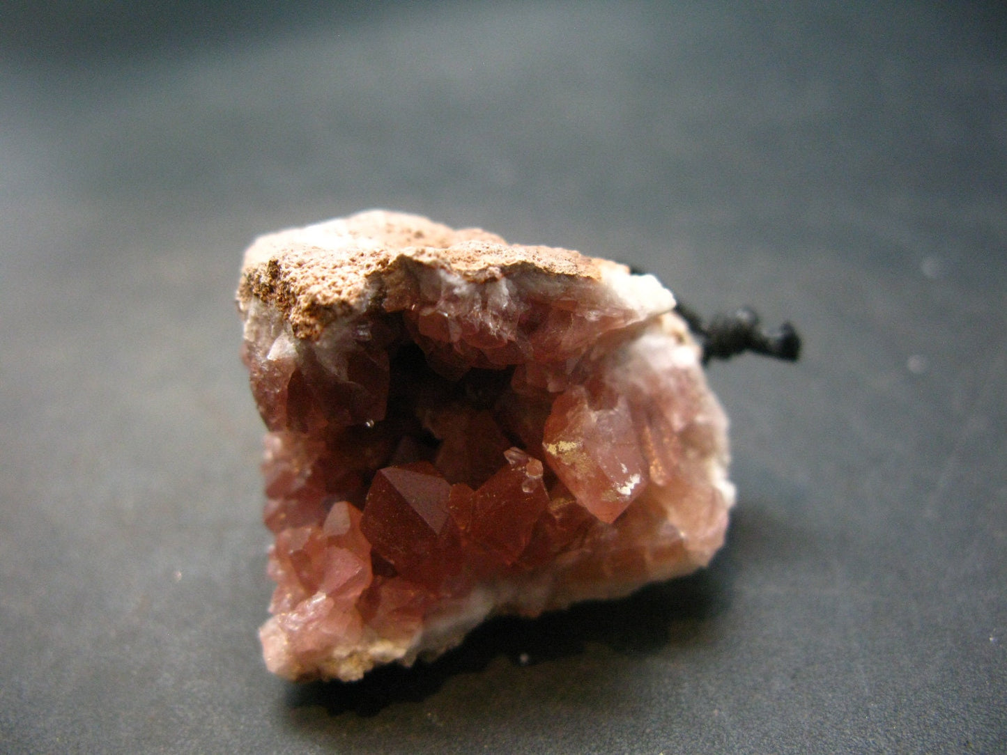 Large Pink Amethyst Pendant From Mexico - 1.3"