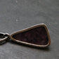 Rare High-Quality Charoite Pendant In SS From Russia - 1.3" - 3.96 Grams