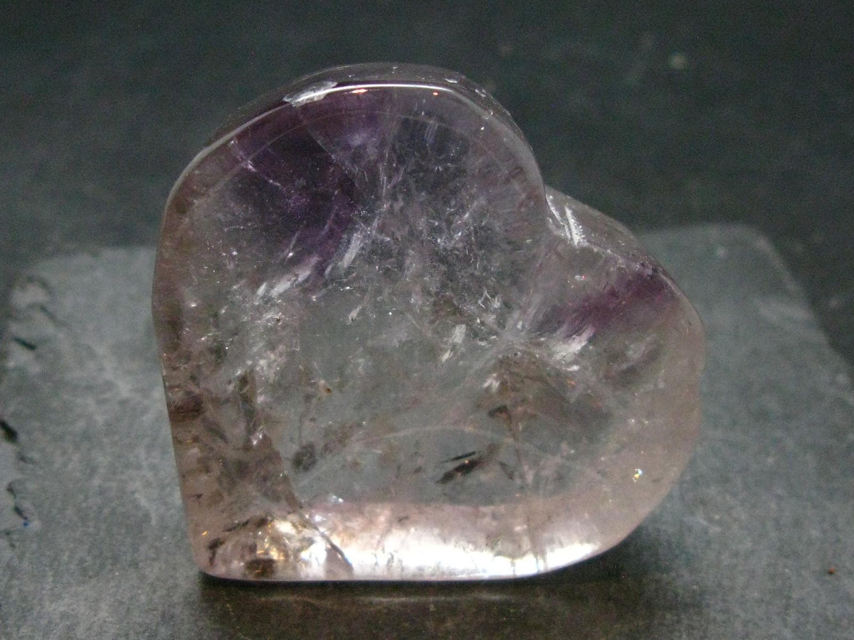 Amazing Natural Amethyst Heart from Brazil - 1.9" - 62.39 Grams