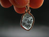 Fantastic Gemmy Aquamarine Crystal Silver Pendant From Brazil - 0.7"