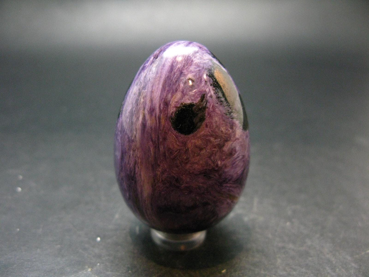 Nice Charoite Egg from Russia - 84.65 Grams - 1.9"