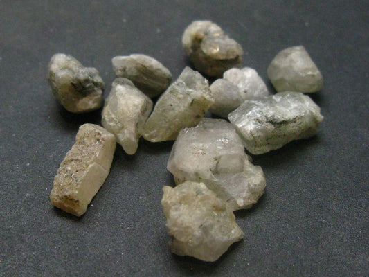 Lot of 10 Phenakite Phenacite Polished Crystals From Brazil - 8.35 Grams