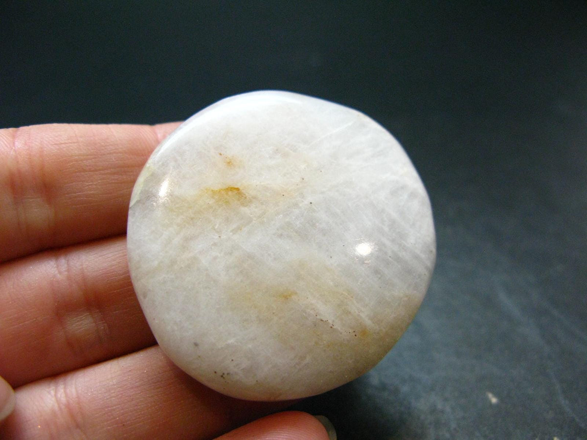 Rare Cryolite Tumbled Stone From Greenland - 1.8" - 19.67 Grams