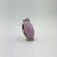 Natural Pink Kunzite Pendant | Sterling Silver, Heart Chakra Stone