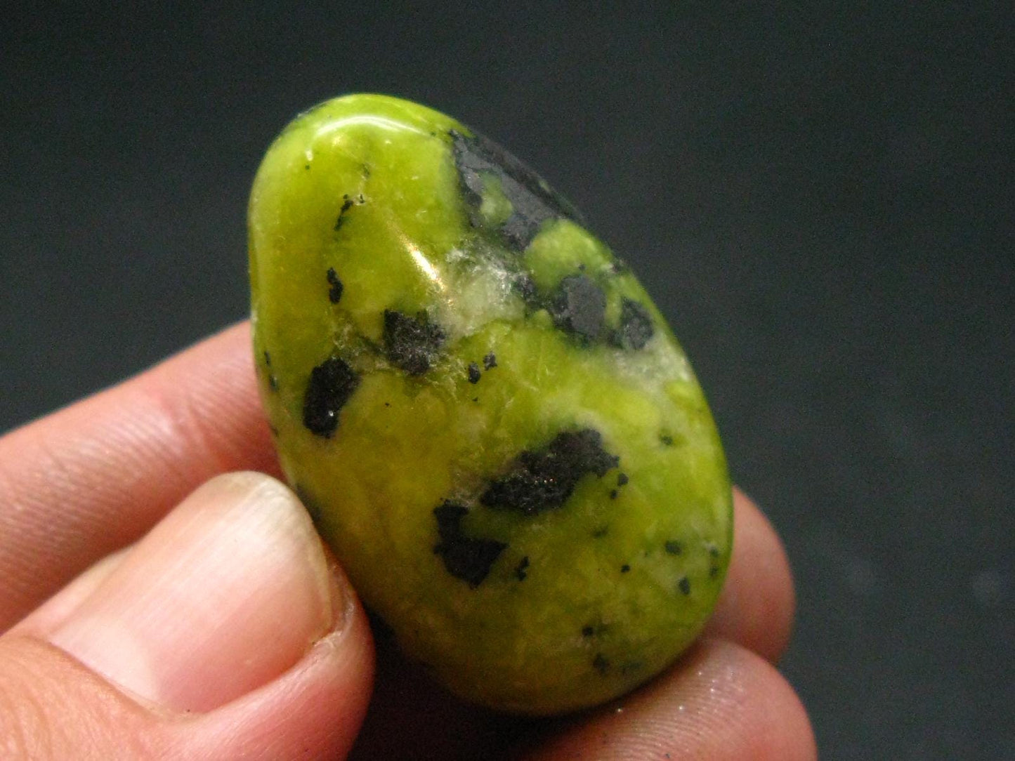Rare Lizardite Metal Free Pendant From Norway - 1.2" - 13.41 Grams