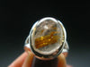 Fine Rutilated Quartz Silver Ring from Brazil - 4.90 Grams - Size 6