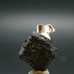 Extremely Rare! Amazing Natural Terminated Brookite Crystal Silver Pendant From Arkansas - 0.7" - 1.65 Grams