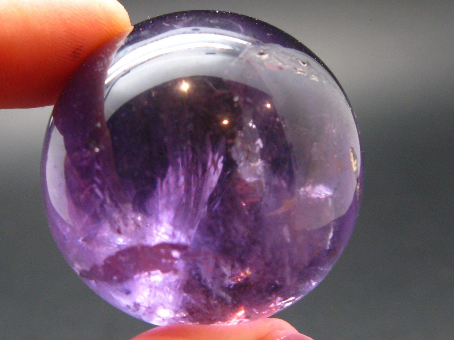 Ametrine Sphere Ball From Bolivia - 1.4" - 63.78 Grams