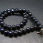 Rare Black Opal Beads Necklace From Australia - 19.0"