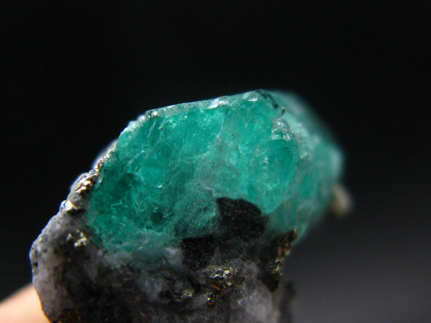 Emerald Beryl Crystal On Matrix From Colombia - 0.9"- 5.05 Grams