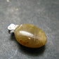 Yellow Sapphire Silver Pendant From Sri Lanka - 0.9" - 15.0 Carats