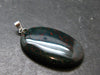 Bloodstone Silver Pendant From India - 1.5" - 5.45 Grams