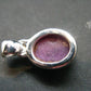 Star Ruby Sterling Silver Pendant - 0.8" - 2.84 Grams