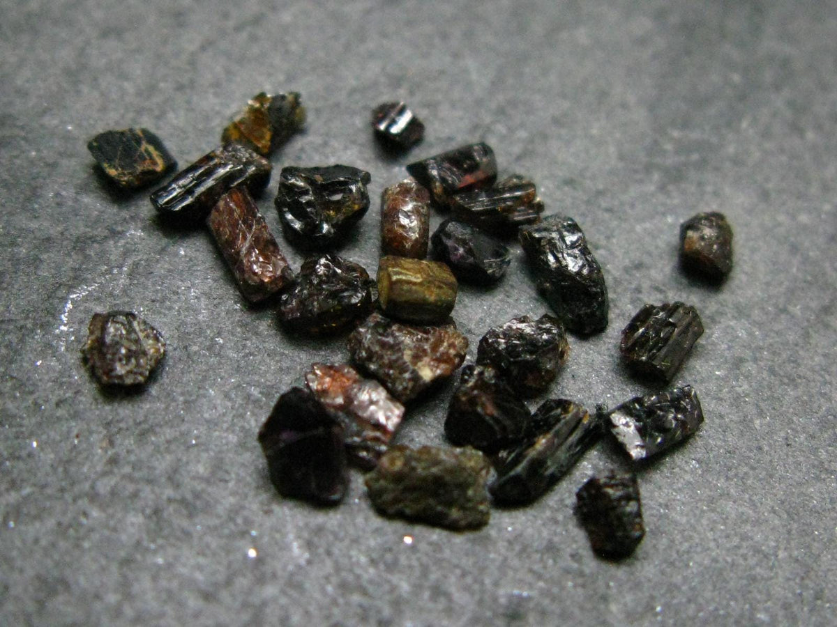 Lot of 25 Rare Painite Crystals From Burma - 4.34 Carats