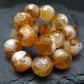Citrine Genuine Bracelet ~ 7 Inches ~ 12mm Facetted Beads