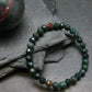Bloodstone Genuine Bracelet ~ 7 Inches ~ 6mm Facetted Beads