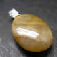 Yellow Sapphire Silver Pendant From Sri Lanka - 1.0" - 29.80 Carats