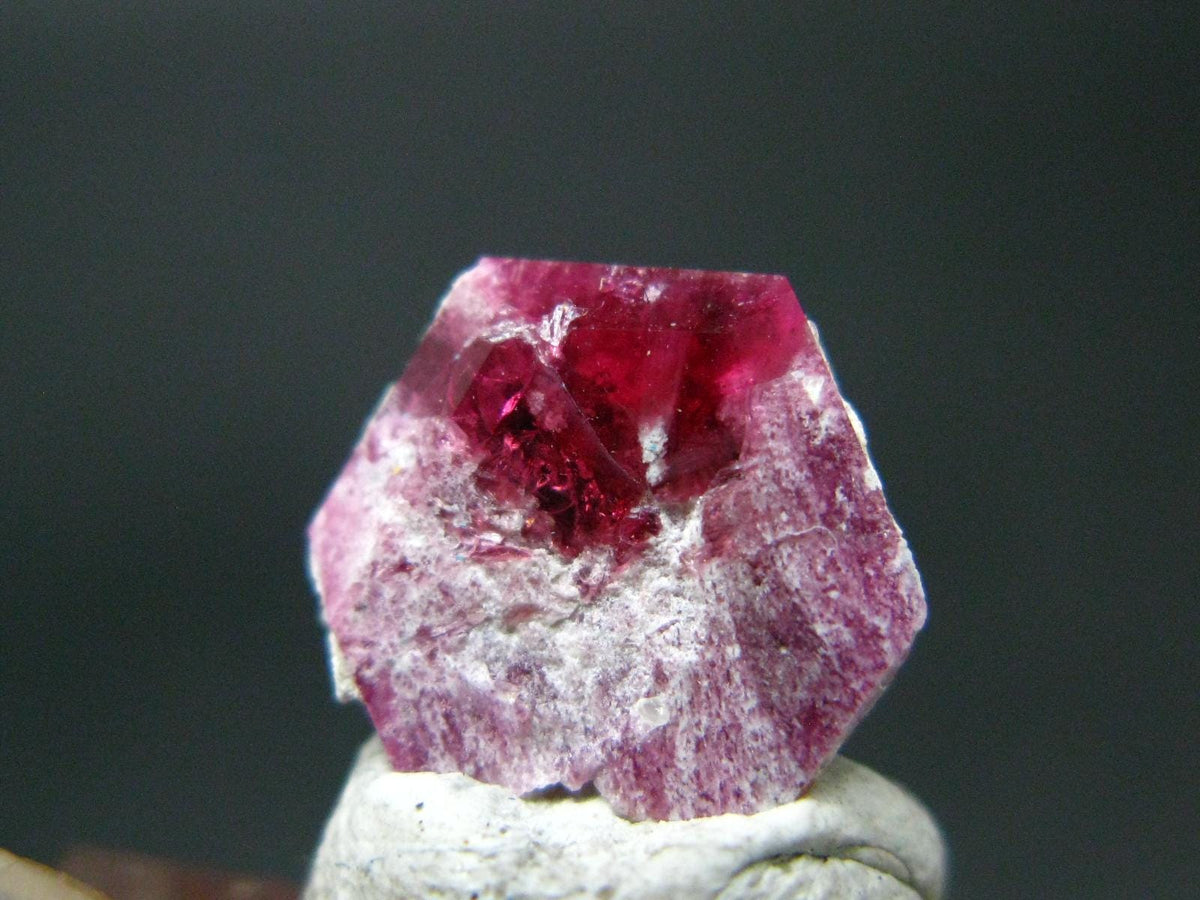 Beautiful Rare Gem Bixbite Red Beryl Emerald Cut Stone From Utah USA - 3.43 Carats - 5x4mm