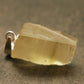 Gem Libyan Desert Glass Tektite Pendant Sterling Silver from Libya - 0.9" - 1.91 Grams