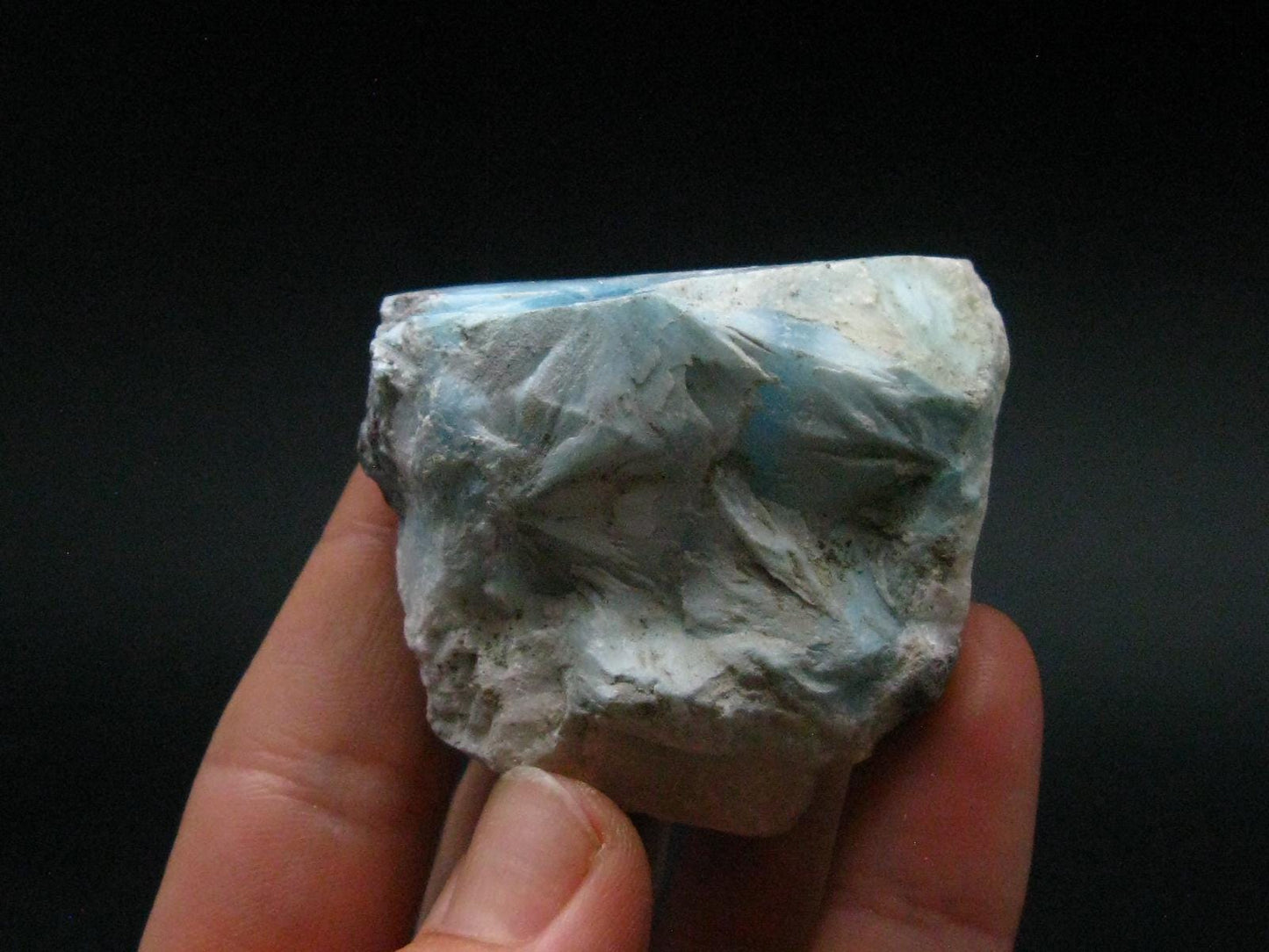Rare Blue Raw Larimar Pectolite From Dominican Republic - 1.8"