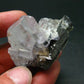 Perfect Wolframite With Fluorite Cluster from Portugal - 2.1"