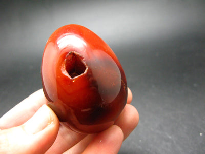 Carnelian Agate Egg From Madagascar - 2.0"