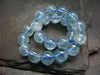 Blue Topaz Genuine Bracelet ~ 7 Inches ~ 8mm Round Beads