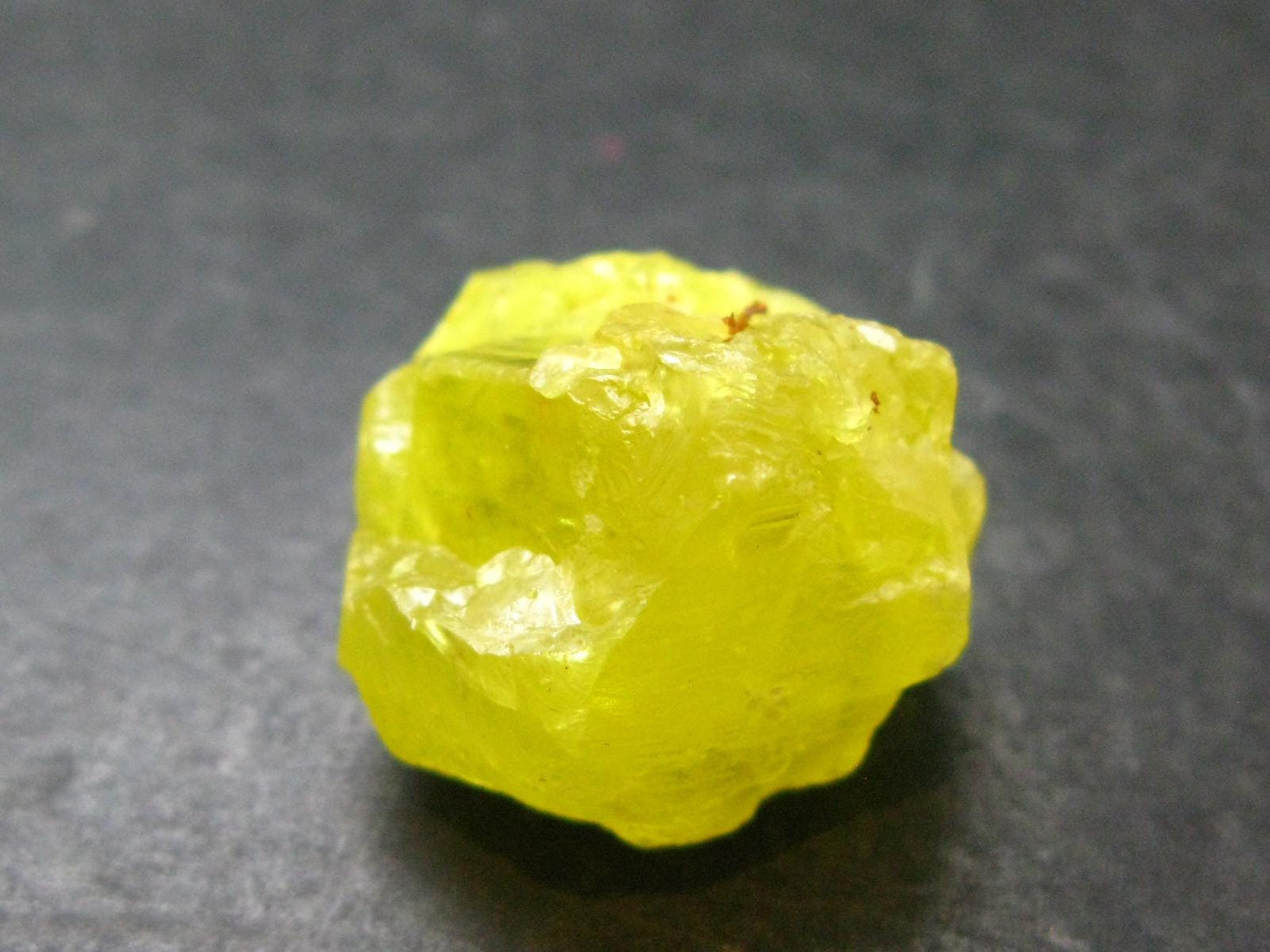 Large Yellow Sulphur Sulfur Crystal Italy - 1.0"