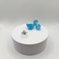 Sky Blue Topaz Statement Ring – Bold Elegance & Crystal Clarity - Size 6.5