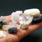 Synergy 12 Set Phenakite Moldavite Natrolite Petalite Danburite Tektite Scolecite Herderite Tanzanite Brookite 66.96 Gr