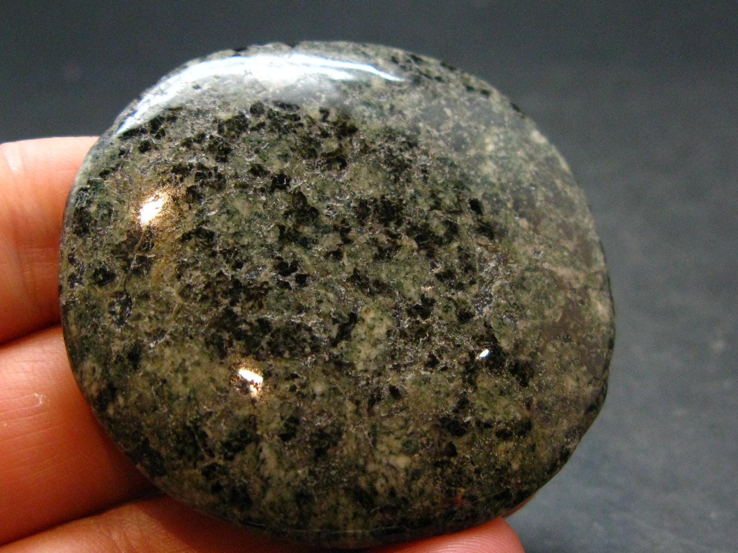 Rare Stonehenge Preseli Bluestone Tumbled Crystal From Wales UK - 2.0" - 41.55 Grams