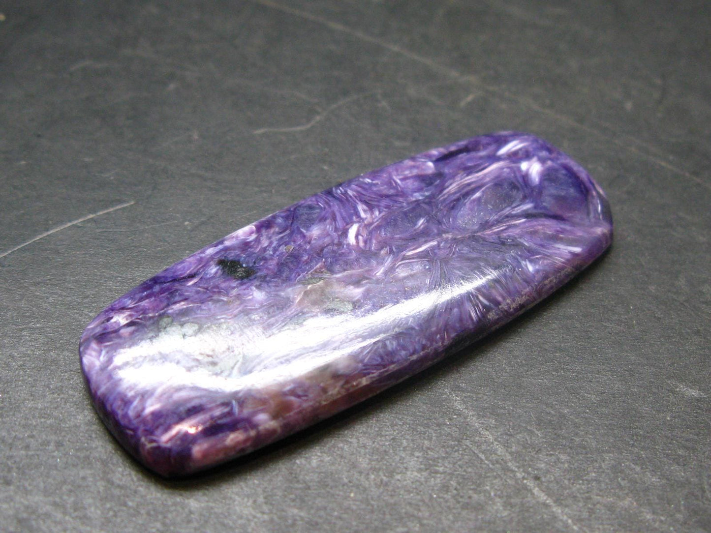 Rare High-Quality Charoite Cabochon From Russia - 2.2"