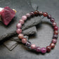 Gem Spinel Genuine Bracelet ~ 7 Inches ~ 8mm Round Beads