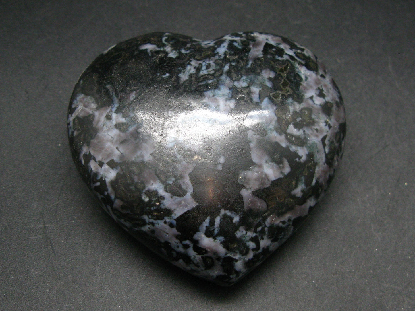 Mystic Merlinite Tumbled Heart From Indian Ocean - 2.9"