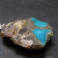Genuine Turquoise Silver Pendant From Sleeping Beauty Arizona - 1.1" - 2.2 Grams