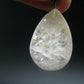 Rutilated Quartz Silver Pendant From Brazil - 1.4"