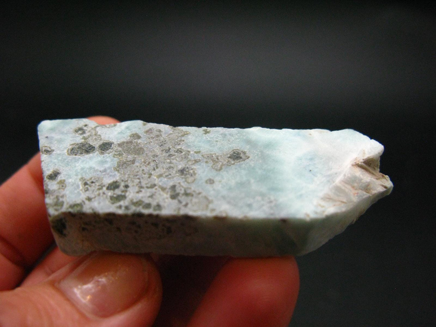 Larimar Polished Slab From Dominican Republic - 2.4"