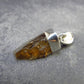Natural Unheated Citrine Sterling Silver Pendant from Zambia - 1.1" - 2.38 Grams