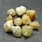 Lot of 10 Large Rhodizite Rhodozite Crystals from Madagascar - 25.0 Carats