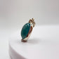 Grandidierite Pendant Blue Green Cabochon Gemstone Silver Necklace Natural Crystal Jewelry Gift