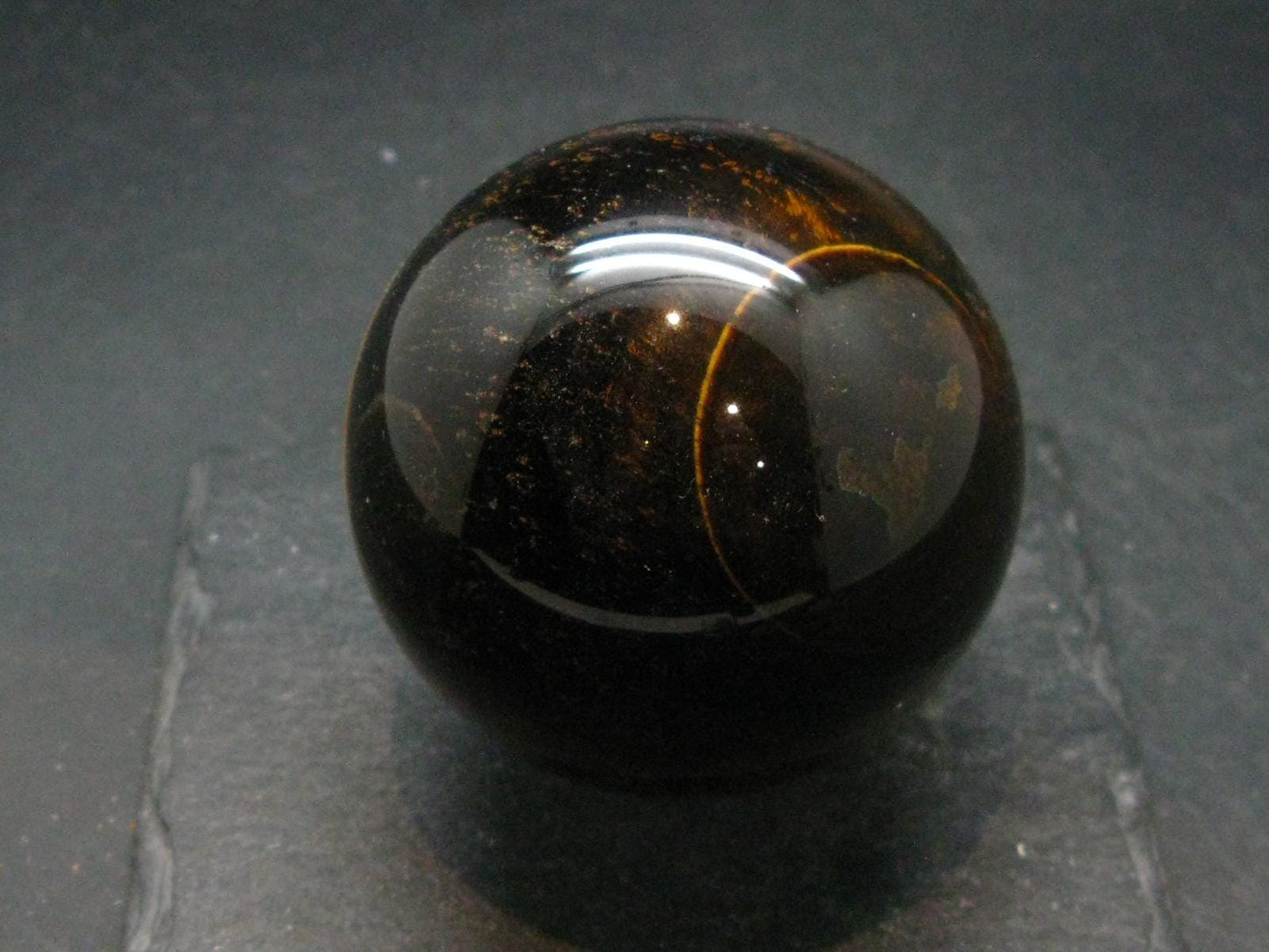 Tiger Eye Sphere From South Africa - 2.2"