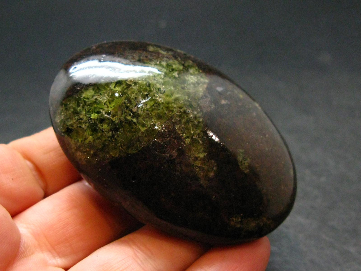 Peridot Olivine Tumbled Stone from Arizona, USA - 2.4" - 66.19 Grams