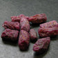Lot of 10 Ruby Crystals from Winza Tanzania - 45.97 Grams