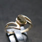 Moldavite Tektite Silver Ring from Czech Republic - 6.25 Size - 1.47 Grams