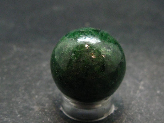 Gem Tsavorite Garnet Sphere Ball From Tanzania - 18.48 Grams - 0.8"
