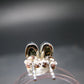 Phenakite Phenacite Stud Earrings From Brazil - 0.5" - 1.14 Grams