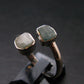 Blue Zircon Ring 925 Silver from Cambodia - Size 9
